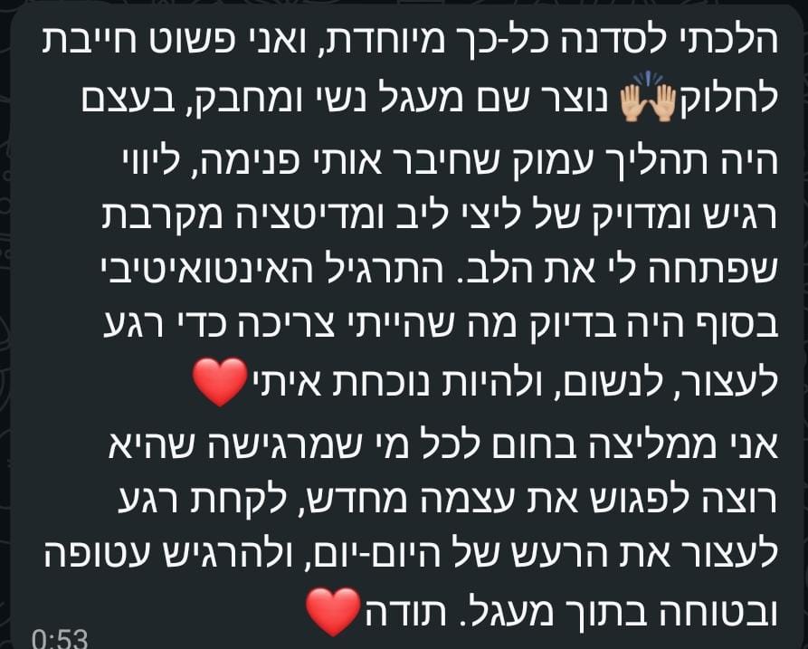המלצה ממירי